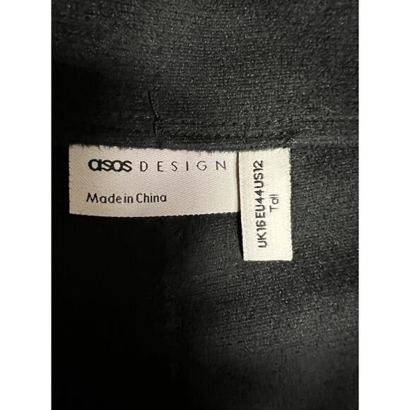 Asos Black‎ Pleather Pull on Pants Size 12T - Picture 3 of 4